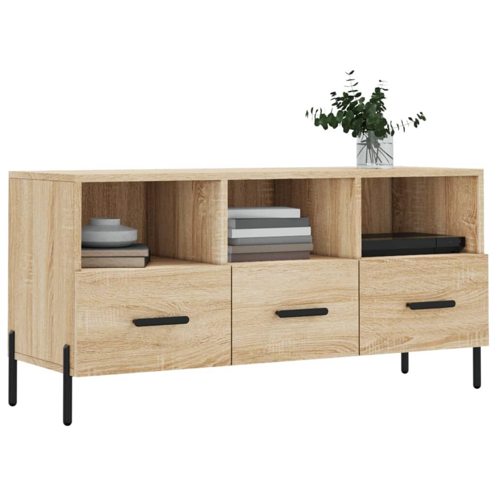 vidaXL Έπιπλο Τηλεόρασης Sonoma Δρυς 102 x 36 x 50 εκ. Επεξεργ. Ξύλο