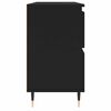 vidaXL Ντουλάπι Μπάνιου Μαύρο 80 x 33 x 60 εκ. από Επεξεργασμένο Ξύλο