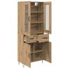 vidaXL Highboard Artisan Oak 69,5 x 34 x 90 &epsilon;&kappa;. &Epsilon;&pi;&epsilon;&xi;&epsilon;&rho;&gamma;&alpha;&sigma;&mu;έ&nu;&omicron; &xi;ύ&lambda;&omicron;
