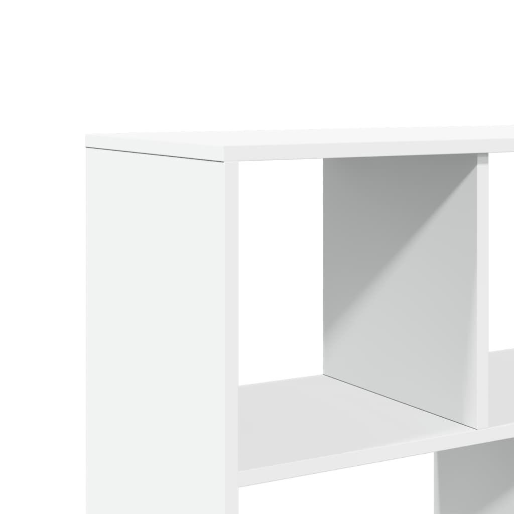 vidaXL Βιβλιοθήκη Λευκή 100x33x156,5 εκ. από Επεξεργασμένο Ξύλο