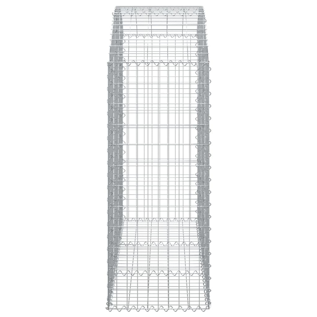 vidaXL Συρματοκιβώτιο Τοξωτό 150x50x120/140εκ. από Γαλβανισμένο Χάλυβα