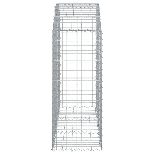 vidaXL Συρματοκιβώτιο Τοξωτό 150x50x120/140εκ. από Γαλβανισμένο Χάλυβα