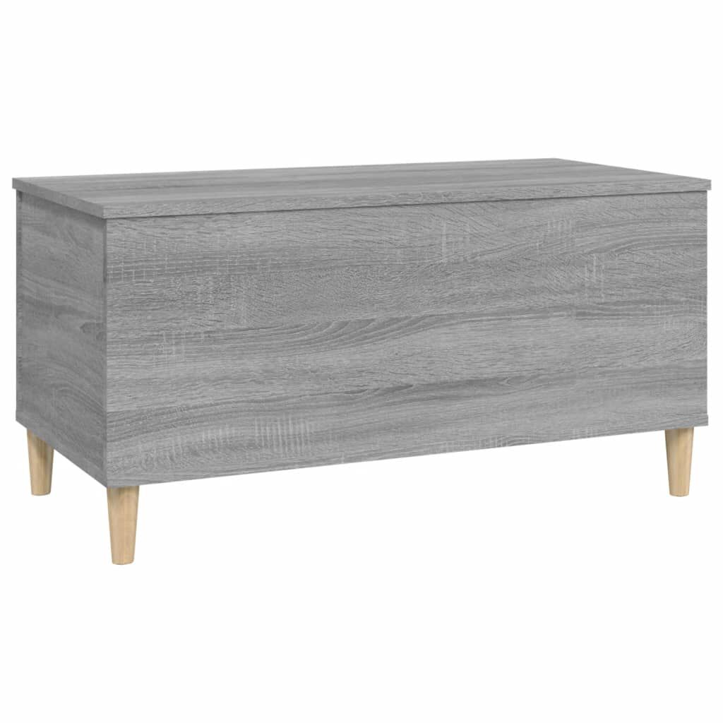 vidaXL Τραπεζάκι Σαλονιού Γκρι Sonoma 90x44,5x45 εκ.Επεξεργασμένο Ξύλο
