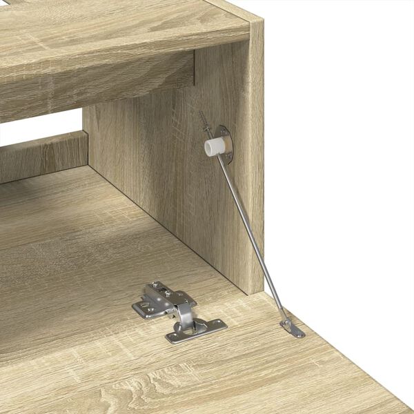 vidaXL Ντουλάπι Νιπτήρα Sonoma Δρυς 40x37x59 εκ. Επεξεργασμένο Ξύλο