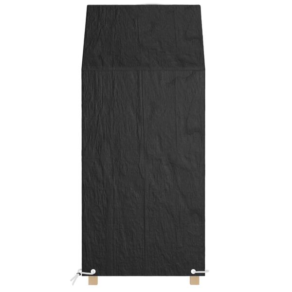 vidaXL Καλύμματα Καρέκλας με 8 Κρίκους 2 τεμ 65x65x110/150 εκ Πολυαιθ.