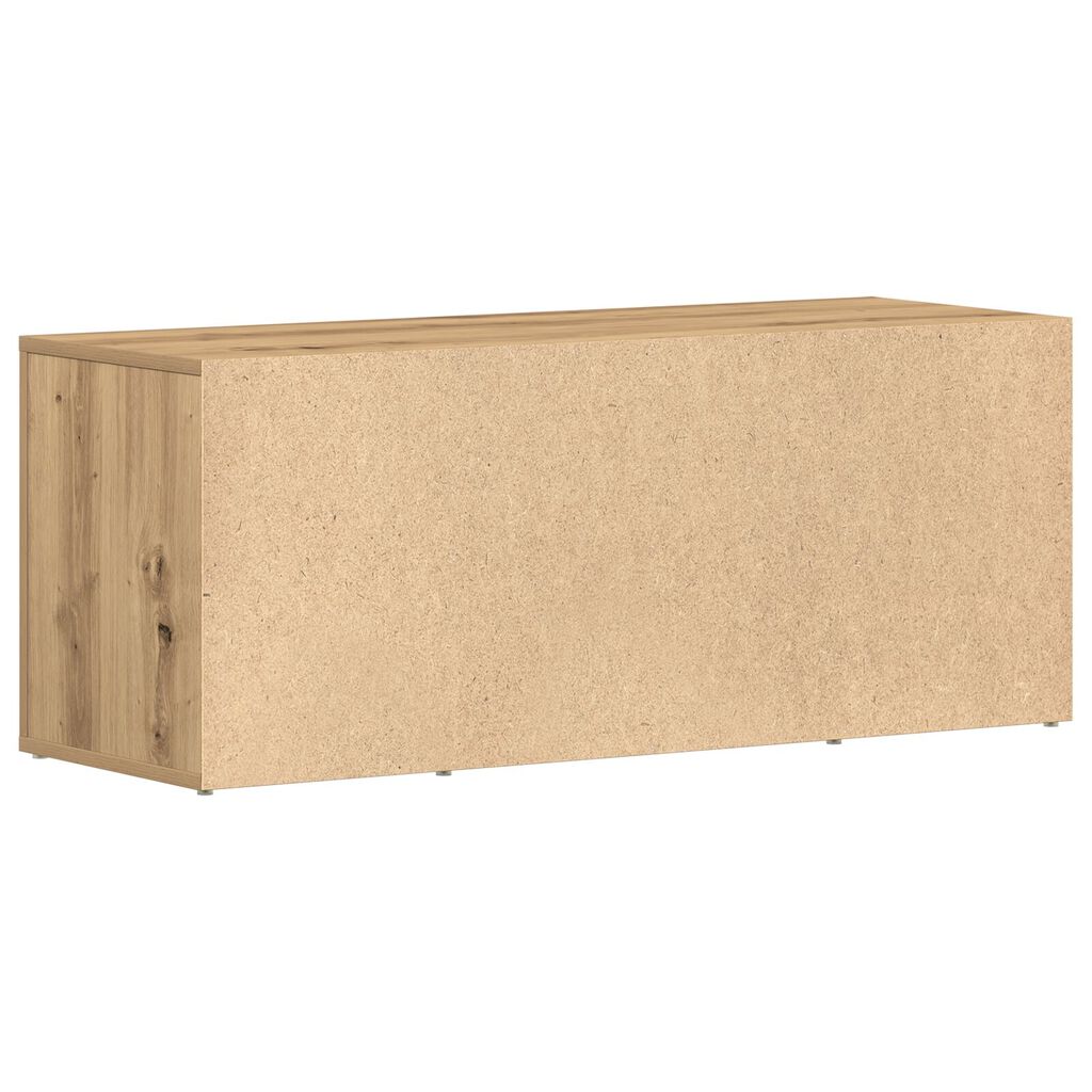 vidaXL Κονσόλα τηλεόρασης Artisan Oak 100x35x40 εκ. Κατασκευασμένη από MDF