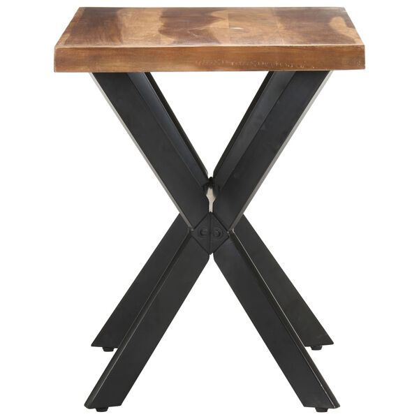 vidaXL Τραπεζαρία 120 x 60 x 75 εκ. Μασίφ Ξύλο & Μελί Φινίρισμα