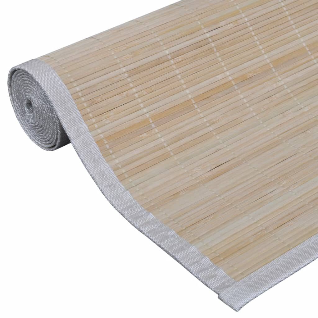 vidaXL Χαλιά Ορθογώνια 2 τεμ. 120 x 180 εκ. από Φυσικό Μπαμπού