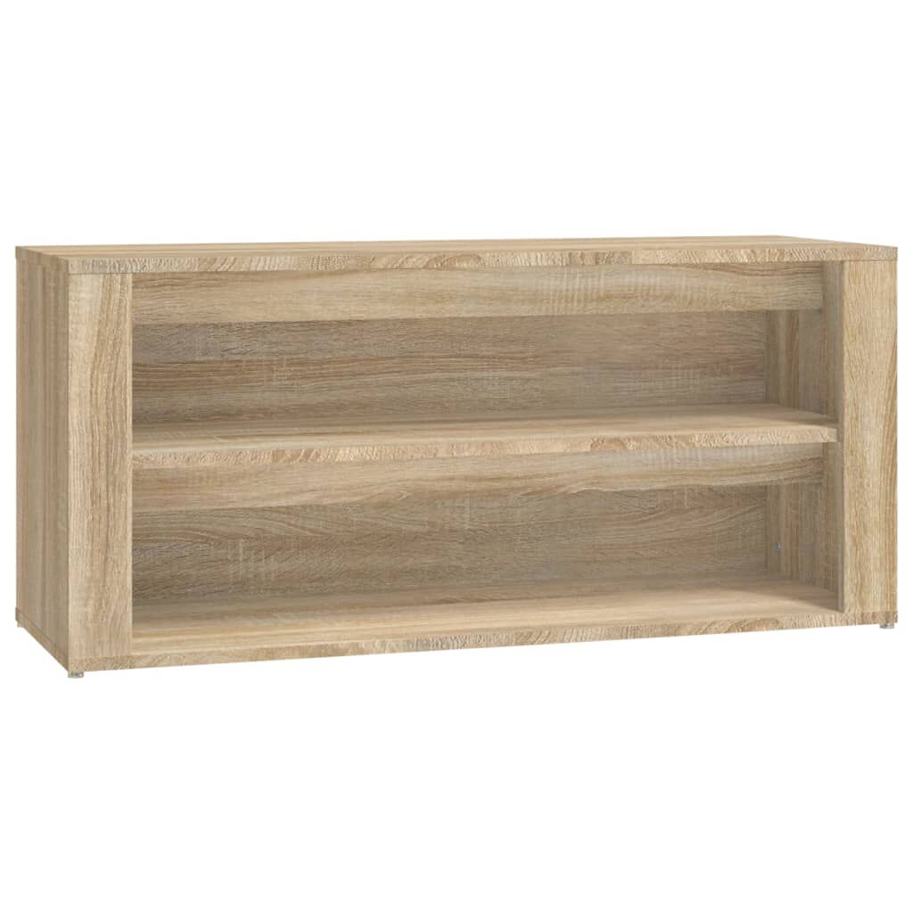 vidaXL Παπουτσοθήκη Sonoma Δρυς 100 x 35 x 45 εκ. Επεξεργασμένο Ξύλο