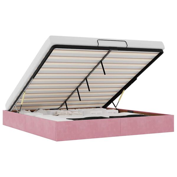 vidaXL &Omicron;&theta;&omega;&mu;&alpha;&nu;&iota;&kappa;ό &pi;&lambda;&alpha;ί&sigma;&iota;&omicron; &kappa;&rho;&epsilon;&beta;&alpha;&tau;&iota;&omicron;ύ &chi;&omega;&rho;ί&sigmaf; &sigma;&tau;&rho;ώ&mu;&alpha; &rho;&omicron;&zeta; 200x200 cm &Beta;&epsilon;&lambda;&omicron;ύ&delta;&omicron;