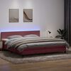 vidaXL &Kappa;&rho;&epsilon;&beta;ά&tau;&iota; Boxspring &mu;&epsilon; &Sigma;&tau;&rho;ώ&mu;&alpha; & LED &Rho;&omicron;&zeta; 200x210 &epsilon;&kappa;. &Beta;&epsilon;&lambda;&omicron;ύ&delta;&iota;&nu;&omicron;