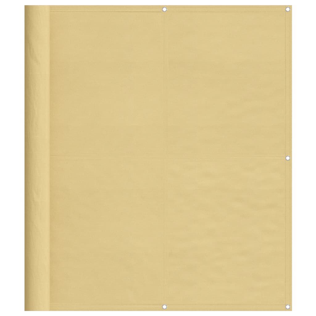 vidaXL Διαχωριστικό Βεράντας Άμμου 120x700εκ 100% Πολ. Ύφασμα Oxford