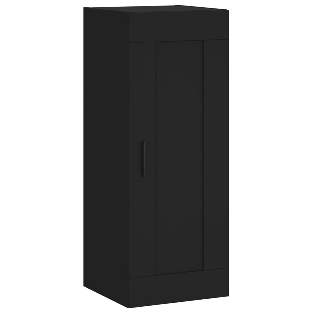 vidaXL Ντουλάπι Τοίχου Μαύρο 34,5 x 34 x 90 εκ. από Επεξεργασμένο Ξύλο