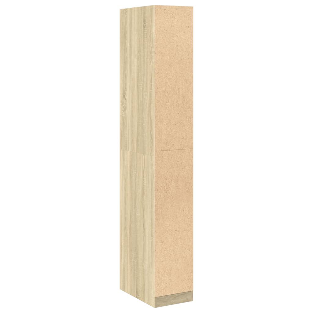 vidaXL Ντουλάπα Sonoma Δρυς 30x50x200 εκ. από Επεξεργασμένο Ξύλο