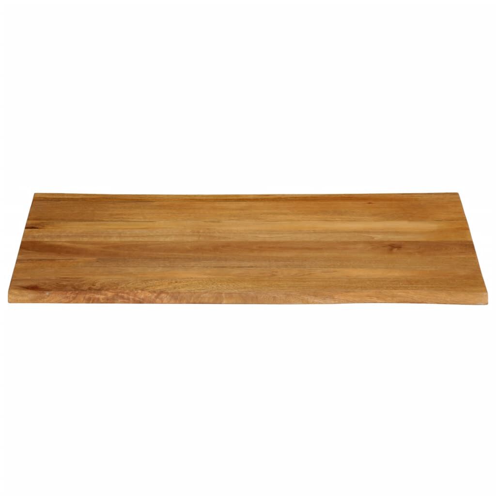 vidaXL Επιφάνεια Τραπεζιού 110x80x2,5 εκ. Live Edge Μασίφ Ξύλο Μάνγκο
