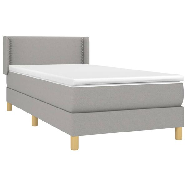 vidaXL &Kappa;&rho;&epsilon;&beta;ά&tau;&iota; Boxspring &mu;&epsilon; &Sigma;&tau;&rho;ώ&mu;&alpha; &Alpha;&nu;&omicron;&iota;&chi;&tau;ό &Gamma;&kappa;&rho;&iota; 80x200 &epsilon;&kappa;. &Upsilon;&phi;&alpha;&sigma;&mu;ά&tau;&iota;&nu;&omicron;