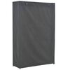 vidaXL Ντουλάπα Γκρι 110 x 40 x 170 εκ. Υφασμάτινη