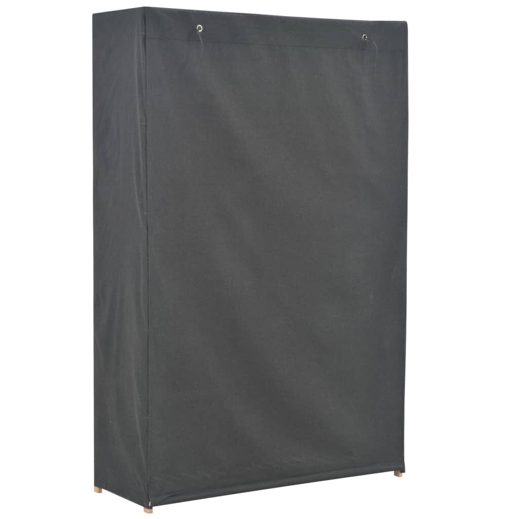 vidaXL Ντουλάπα Γκρι 110 x 40 x 170 εκ. Υφασμάτινη