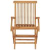 vidaXL Καρέκλες Κήπου 2 τεμ. από Μασίφ Ξύλο Teak με Taupe Μαξιλάρια