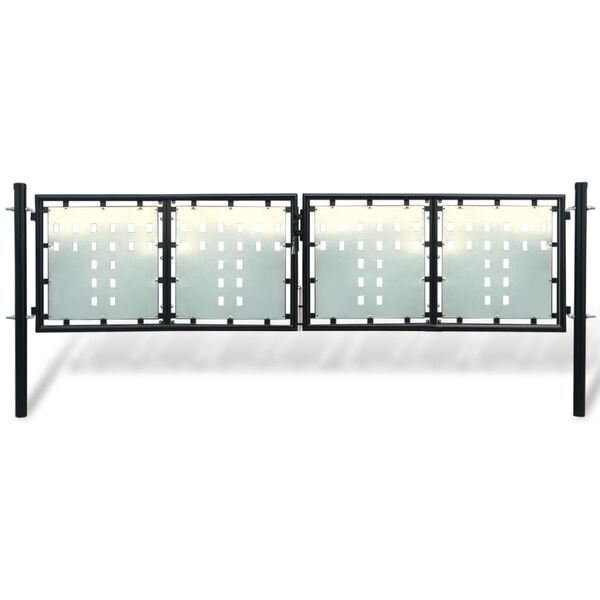 vidaXL Πόρτα με Μονή Πόρτα Μαύρη 300x100 εκ.