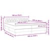 vidaXL Box Spring &kappa;&rho;&epsilon;&beta;ά&tau;&iota; &mu;&epsilon; &sigma;&tau;&rho;ώ&mu;&alpha; &rho;&omicron;&zeta; 180x220 cm &Beta;&epsilon;&lambda;&omicron;ύ&delta;&iota;&nu;&omicron;