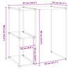 vidaXL Ραφιέρα για Πλυντήριο Μαύρη 87 x 55 x 90,5 εκ. από Σίδερο