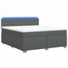 vidaXL &Kappa;&rho;&epsilon;&beta;ά&tau;&iota; Box Spring &mu;&epsilon; &Sigma;&tau;&rho;ώ&mu;&alpha; &kappa;&alpha;&iota; LED &Sigma;&kappa;&omicron;ύ&rho;&omicron; &Gamma;&kappa;&rho;&iota; 140 x 190 cm