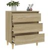 vidaXL Συρταριέρα Sonoma Δρυς 60x35x70 εκ. Επεξεργασμένο Ξύλο