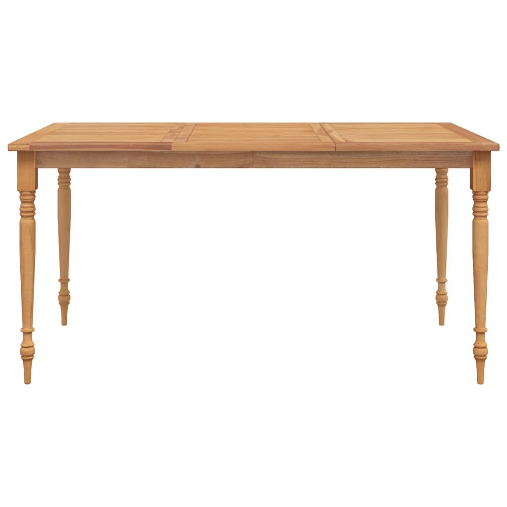 vidaXL Τραπέζι Batavia 150 x 90 x 75 εκ. από Μασίφ Ξύλο Teak