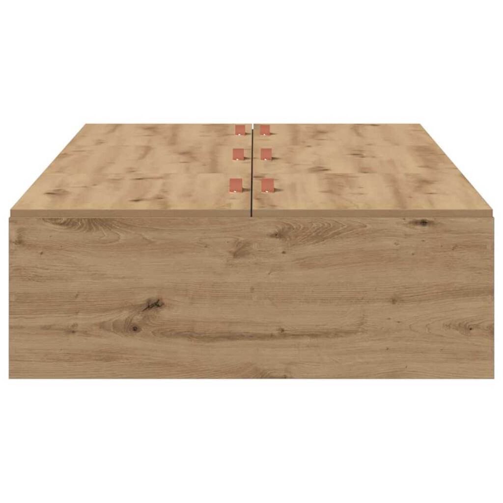 vidaXL Σκελετός Κρεβατιού artisan δρυς 200 x 90 x 31.5 εκ.