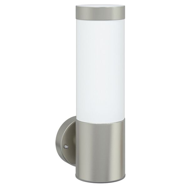 vidaXL Εξωτερικά Φωτιστικά Τοίχου 2 pcs Ασημί 12 x 7.5 x 27 εκ