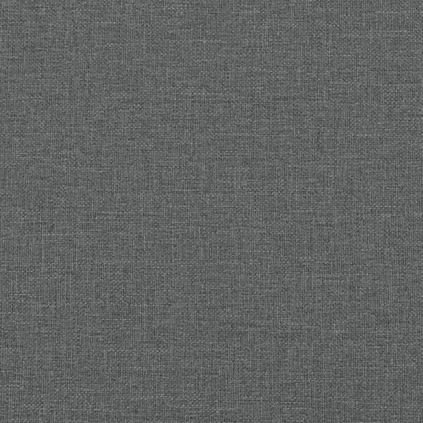 vidaXL Πάγκος Σκούρο Γκρι 110x76x80 εκ. Υφασμάτινος