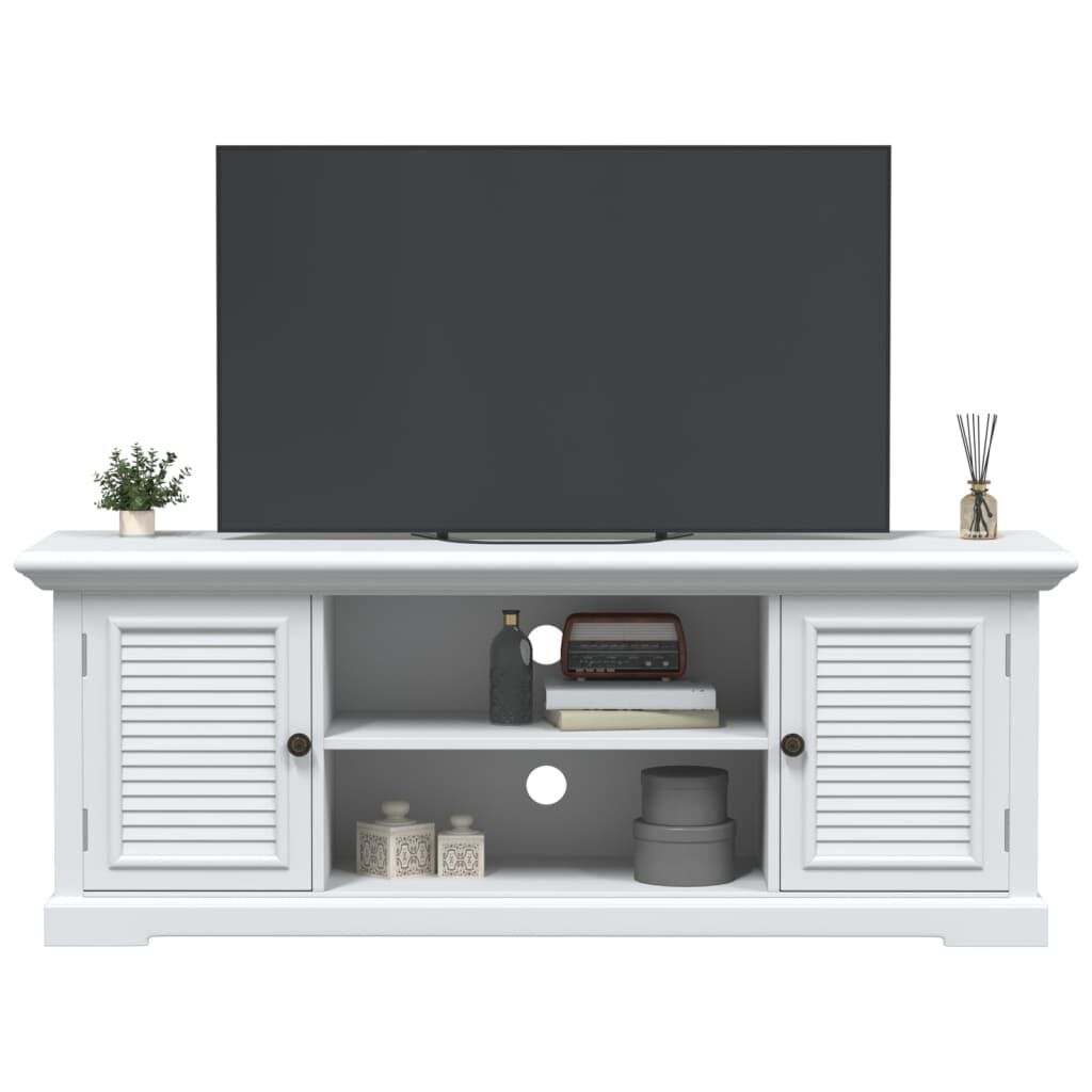 vidaXL Έπιπλο Τηλεόρασης Λευκό 110x30x41 εκ. από Επεξεργασμένο Ξύλο