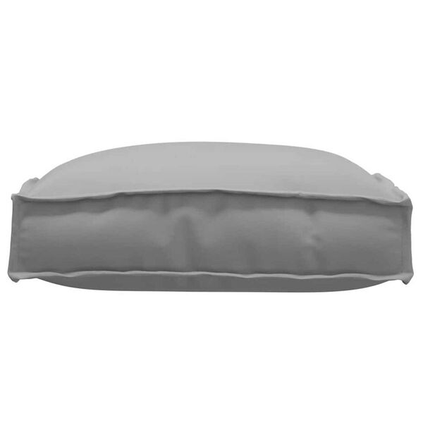 vidaXL Μαξιλάρι παλέτας για κάθισμα 2 pcs Γκρι 40 x 40 x 8 εκ.