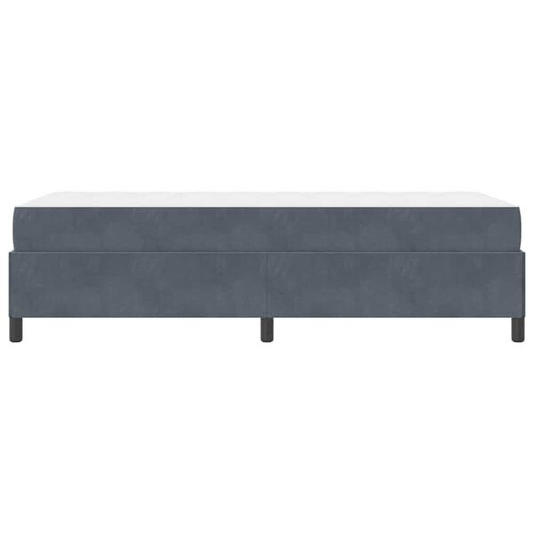 vidaXL Σκελετός Κρεβατιού Άλλο Σκούρο γκρι 80 x 200 cm Βελούδο