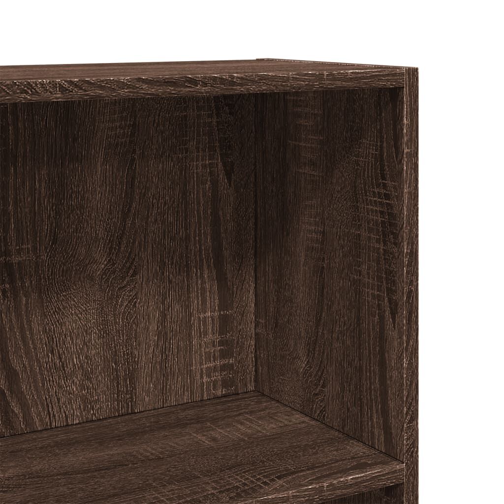 vidaXL Βιβλιοθήκη Καφέ Δρυς 60x24x109 εκ. από Επεξεργασμένο Ξύλο