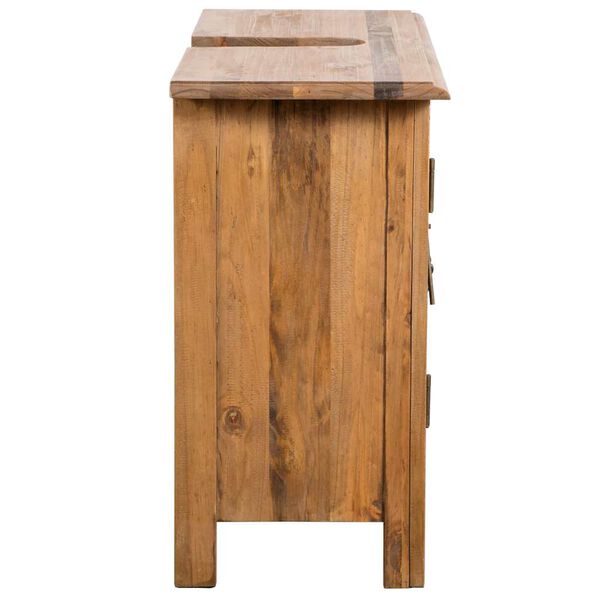 vidaXL Ντουλάπι Νιπτήρα 70x32x63 εκ. Μασίφ Ανακυκλωμένο Ξύλο Πεύκου