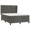 vidaXL &Kappa;&rho;&epsilon;&beta;ά&tau;&iota; Boxspring &mu;&epsilon; &Sigma;&tau;&rho;ώ&mu;&alpha; &Sigma;&kappa;&omicron;ύ&rho;&omicron; &Gamma;&kappa;&rho;&iota; 140x190 &epsilon;&kappa;. &Beta;&epsilon;&lambda;&omicron;ύ&delta;&iota;&nu;&omicron;
