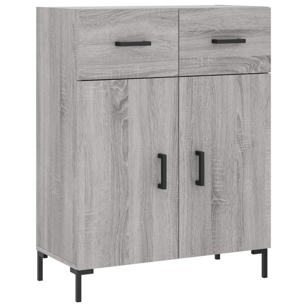 vidaXL Ντουλάπι Γκρι Sonoma 69,5 x 34 x 90 εκ. από Επεξεργασμένο Ξύλο