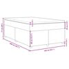 vidaXL &Kappa;&rho;&epsilon;&beta;ά&tau;&iota; Boxspring &mu;&epsilon; &Sigma;&tau;&rho;ώ&mu;&alpha; &Mu;&alpha;ύ&rho;&omicron; 140x200 &epsilon;&kappa;. &Upsilon;&phi;&alpha;&sigma;&mu;ά&tau;&iota;&nu;&omicron;