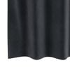 vidaXL Κουρτίνες με κουρτίνες 2 pcs Σκούρο γκρι 140 x 225 cm Βελούδο