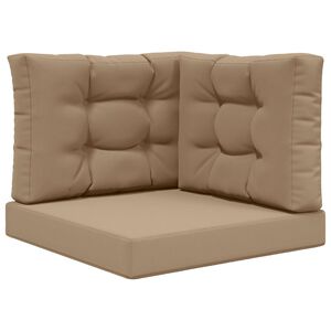 vidaXL &Mu;&alpha;&xi;&iota;&lambda;ά&rho;&iota; &Kappa;&alpha;&nu;&alpha;&pi;έ &Epsilon;&xi;&omega;&tau;&epsilon;&rho;&iota;&kappa;&omicron;ύ &Chi;ώ&rho;&omicron;&upsilon; 3 pcs Taupe &Pi;&omicron;&lambda;&upsilon;&epsilon;&sigma;&tau;έ&rho;&alpha;&sigmaf;
