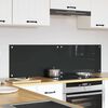 vidaXL Πίσω Πάνελ Κουζίνας 2 pcs Σκούρο Γκρι 70 x 40 cm