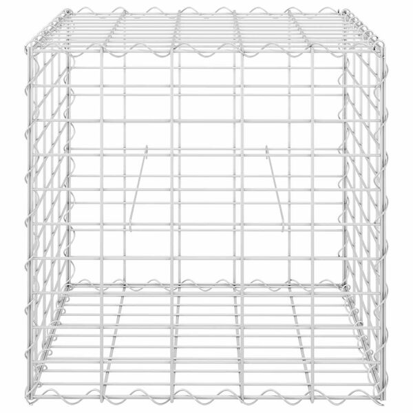 vidaXL Συρματοκιβώτιο Κύβος 50 x 50 x 50 εκ. από Ατσάλινο Σύρμα