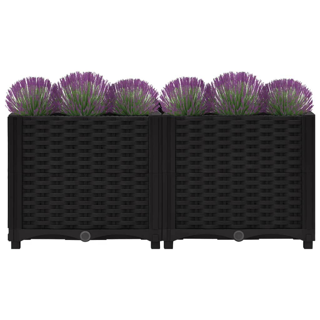 vidaXL Ζαρντινιέρα 80 x 40 x 38 εκ. από Πολυπροπυλένιο