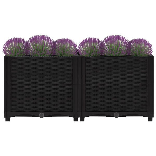 vidaXL Ζαρντινιέρα 80 x 40 x 38 εκ. από Πολυπροπυλένιο