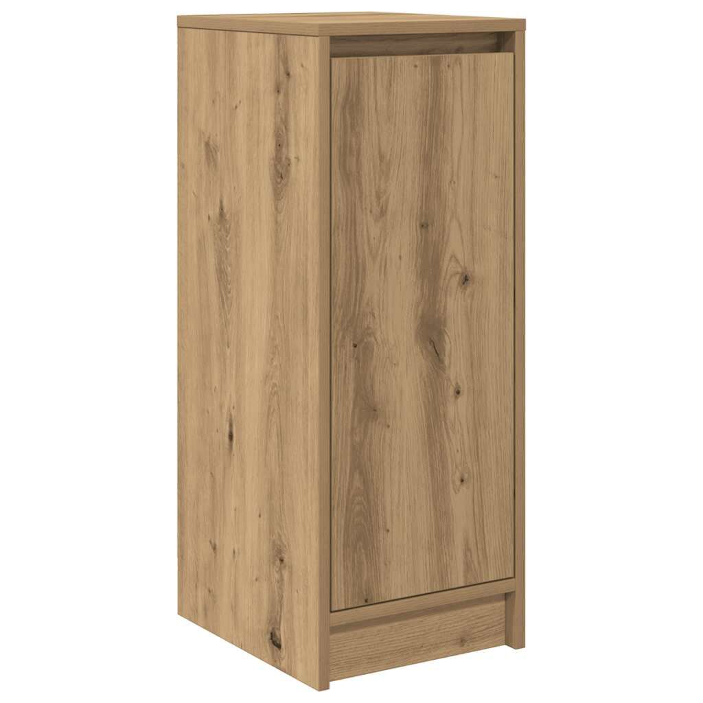 vidaXL Παπουτσοθήκη Χρώμα Αρτισιανή Δρυς 29,5x34x76 εκ. Επεξ. Ξύλο