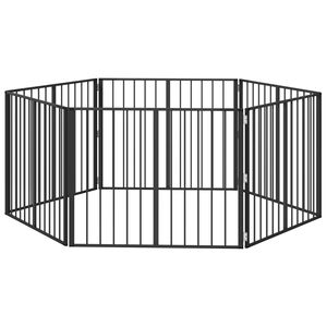 vidaXL &Pi;ό&rho;&tau;&alpha; &Sigma;&kappa;ύ&lambda;&omicron;&upsilon; 6 &tau;&mu;&chi;. &Mu;&alpha;ύ&rho;&omicron; 100 x 80 cm &Gamma;&alpha;&lambda;&beta;&alpha;&nu;&iota;&sigma;&mu;έ&nu;&omicron;&sigmaf; &Chi;ά&lambda;&upsilon;&beta;&alpha;&sigmaf;