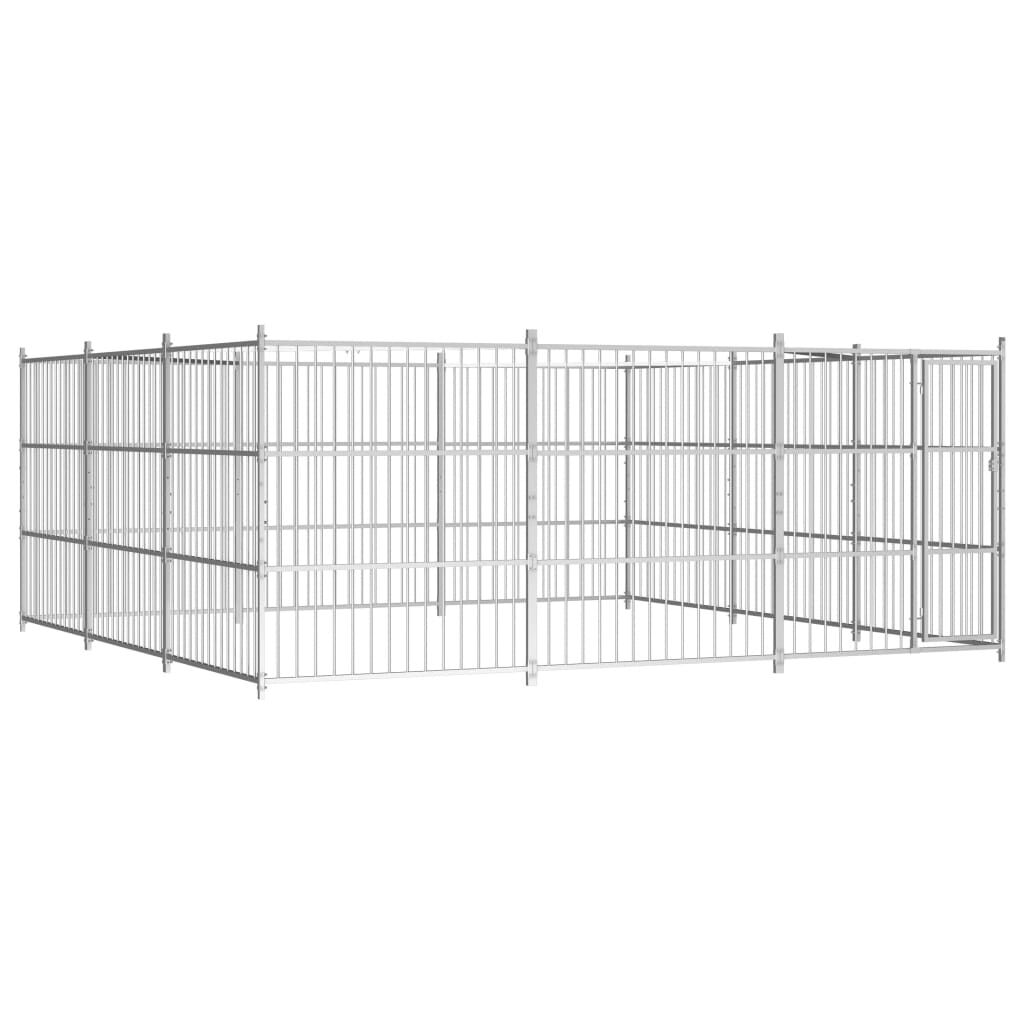 vidaXL Κλουβί Σκύλου Εξωτερικού Χώρου 450 x 450 x 185 εκ.