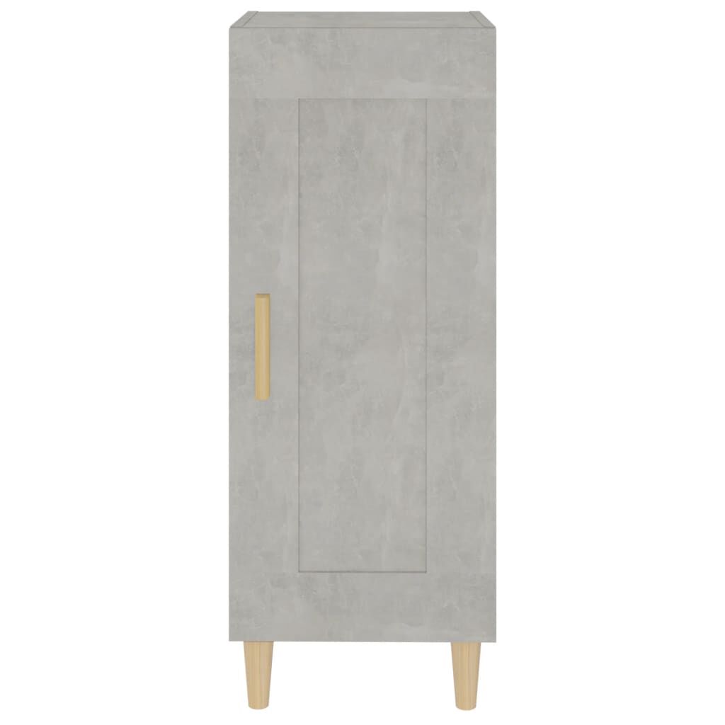 vidaXL Ντουλάπι Γκρι Σκυροδέματος 34,5x34x90 εκ. Επεξεργασμένο Ξύλο